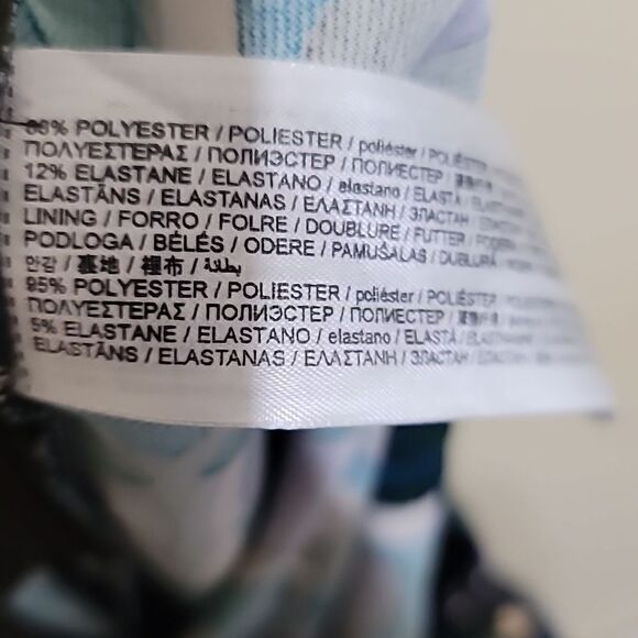 MNG Women's Floral Print Bohemian StraightLeg Dress Pants Trousers Sz 2 - Picture 8 of 8